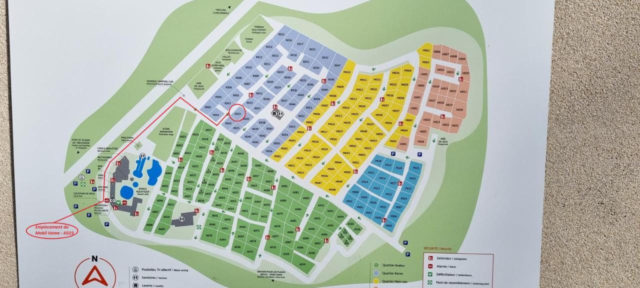Mobil-Home 6 Personnes - Bretagne - Piscine - Plage Trégunc Zewnętrze zdjęcie